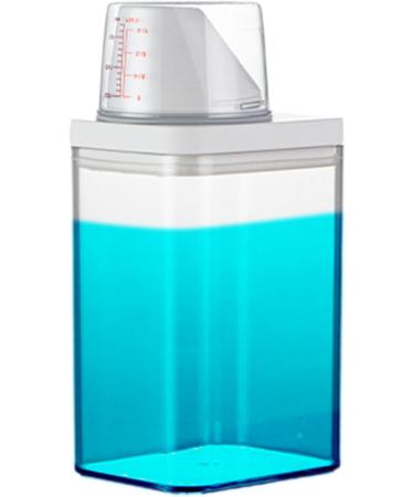DNCG Detergent Storage Box Plasticc Laundry Washing Powder Container Reusable Detergent Powder Bottle Reusable Empty Detergent Bottles For Fragrance Enhanced Beads/Small Solids/Liquids 1100ml - Buy Online on GoSupps.com