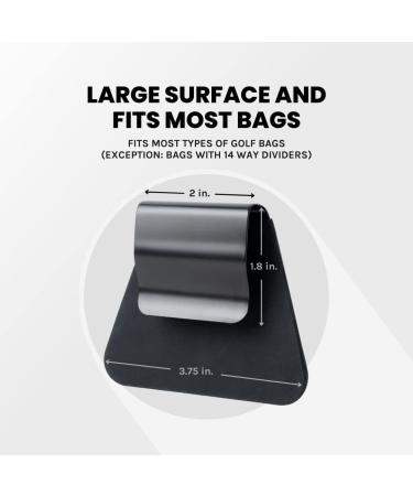 Stripebird Golf Steel Hub - Magnetic Golf Bag Attachment for Easy Access to Accessories - Black - Buy Online on GoSupps.com