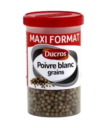 Ducros Ducros White Peppercorns Maxi Size 100g (pack of 3)