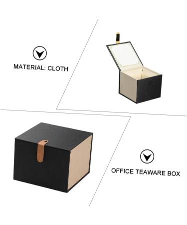 STOBOK Box Coffee Cup with Lid Storage Container China Storage Household Bridesmaid Decorative Cup 14.5X14.5CM Black - Buy Online on GoSupps.com
