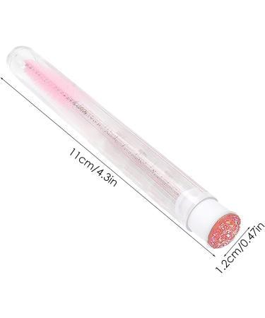 Eyelash Brush - Mascara Wand Tube | Mascara Clippers Brush | Spoolie Brush Eye Lash Extensions Mascara Wands Tube Rhinestone Makeup Tool Applicator Light Pink - Buy Online on GoSupps.com