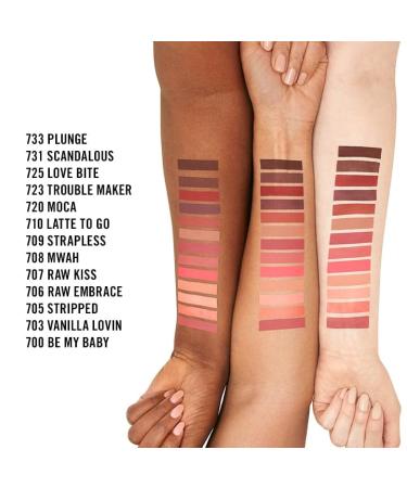 Rimmel London Stay Matte Liquid Lip Color - Kiss-Proof Waterproof Matte Lipstick | 12-Hour Full Coverage - 850 Shadow .21oz - Buy Online on GoSupps.com