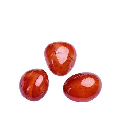 50-400g Natural Crystal Stone Red Agate Stone Polished Original Stone Random Large Grain Crystal Stone Fish Tank Decoration Home Goods 1pack