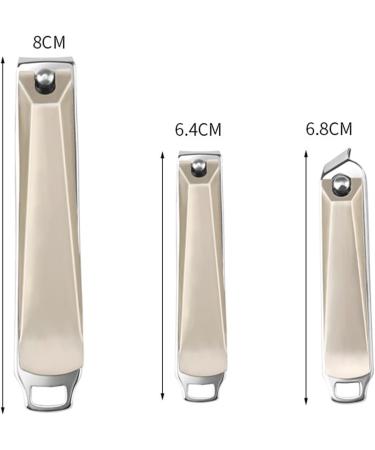 HCHGJKN Nail Clippers Stainless Steel Nail Clipper 3 Styles Nail Cutting Set Professional Nail Trimmer Large Nail Clippers Oblique Nail Clippers(Oblique mouth trumpet) - Buy Online on GoSupps.com