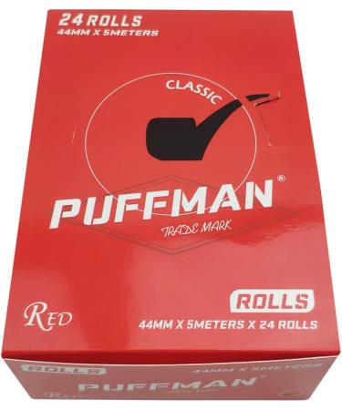 Puffman Rolls - White Rice Paper 5m x 44mm (Box of 24 Rolls) - Buy Online on GoSupps.com