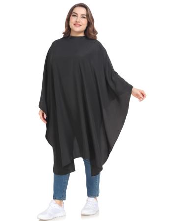 PERFEHAIR Barber Cape - Snap Closure Hair Cutting Cape Soft & Lightweight Haircut Capes for Men & Women Super Silky Smooth Texture