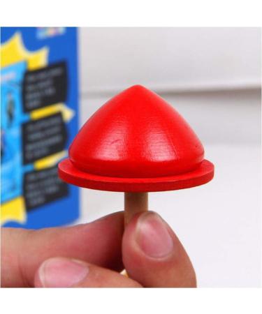 YeahiBaby Wooden Spinning Top - Traditional Colorful Wooden Toy Set for Kids (4 Pieces) - Perfect Gift for Children - Buy Online on GoSupps.com