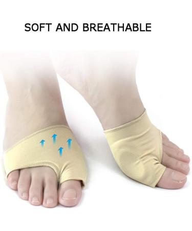 Jycch Valgus Cushion Socks & Correction Sleeves - Ultra-Thin Toe Spreader for Men & Women - Relieve Bunion Pain - Buy Online on GoSupps.com