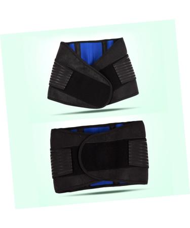 FRCOLOR Adjustable Waist Support Belt - Lumbar & Athletic Support for Fitness | Breathable & Comfortable Black Gym Protection - Buy Online on GoSupps.com