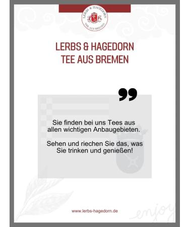  Lerbs & Hagedorn Lerbs & Hagedorn Windhook roibusch tea | vanilla taste 1 kg (approx. 81 liters) with aroma - Buy Online on GoSupps.com