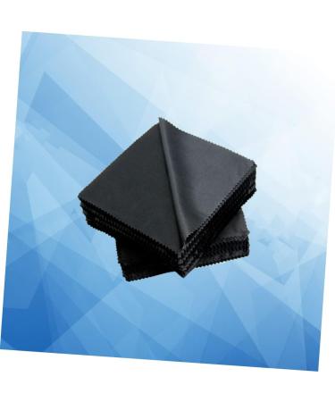 FOMIYES 100pcs Black Glasses Cleaning Cloth - 15x15cm Lens Clean Cloth for Smudge-Free Vision - Buy Online on GoSupps.com