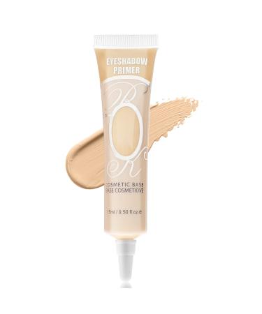 Boobeen Eyeshadow Primer, Waterproof Eye Shadow Makeup Primer Base, Matte Face Primer Makeup, Cream Colorful Eyeshadow Base for Eyelid White