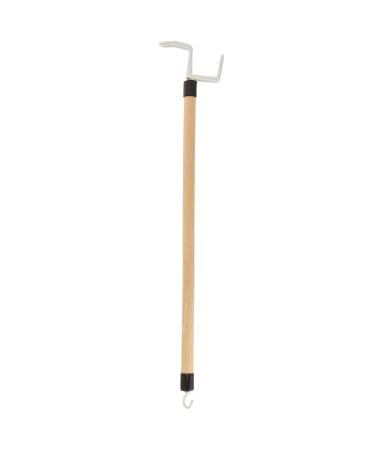 Sammons Preston - 76003 Deluxe Dressing Stick, 26" Long, Lacquered Wood with Reinforced Hook at End, 5/8" Diameter, Aid Limits Bending & Reaching, Putting On & Pulling Off Clothing Made Easy
