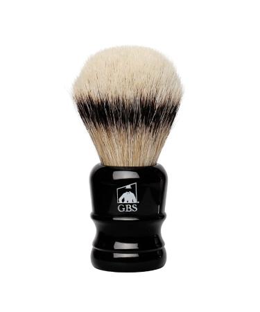 G.B.S Silver Tip Badger Bristle Shaving Brush Beard Eliminator Tall Stand for Storage