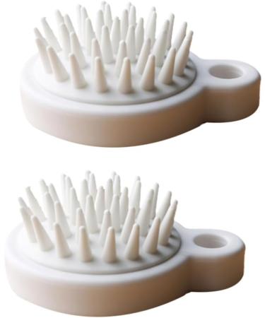 Beaupretty 6-Pack Silicone Luffa Back Scrubber & Razor Head Massager Japan White Healthcare for Scalp & Nasal Care - Buy Online on GoSupps.com