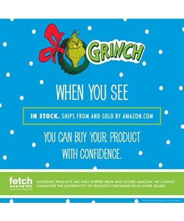 Dr. Seuss The Grinch Catnip Cat Toys 3 Pack - Small Catnip Infused Toys from The Grinch Who Stole Christmas Collection - 4 Inch Canvas Cat Toy for Cats - Buy Online on GoSupps.com