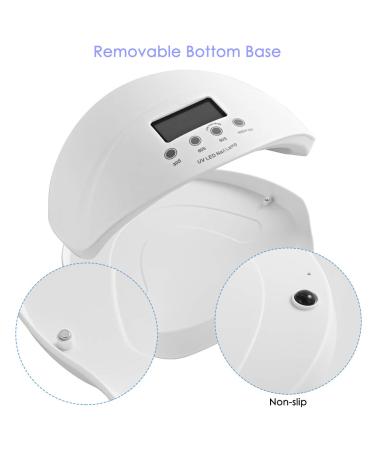 SH-RuiDu LED Nail Dryer | 50W UV Nail Lamp with 3 Timer Settings for Gel Nail Polish - Fast & Efficient Curing - Buy Online on GoSupps.com