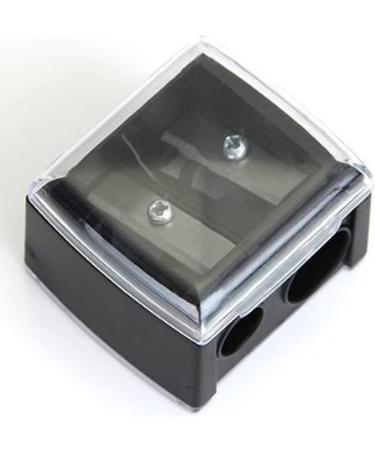 Dual Hole Eyeliner Sharpener with Cover - Portable Makeup Tool for Eyebrow and Eye Pencils - Buy Online on GoSupps.com