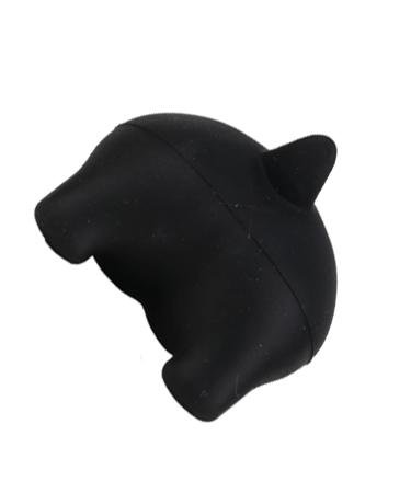 Easy-to-Use Silicone Dog Toothpaste Dispenser & Holder - Suitable for All Ages - Black - Buy Online on GoSupps.com