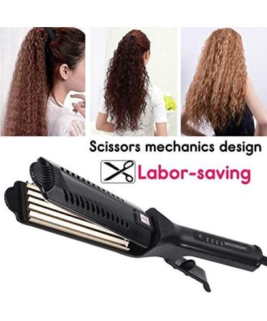 2'' Fluffy Hairstyle Hair Crimper Iron for Perfect Curls - Corrugation Hair Iron for Stylish Look - Buy Online on GoSupps.com