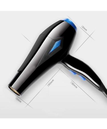 ADITAM 2000W Hair Dryer Salon Negative Ionic Hair Blow Dryer Dc Motor Light Weight Low Noise Hair Dryers with Diffuser & Concentrator Black Double The Comfort - Buy Online on GoSupps.com