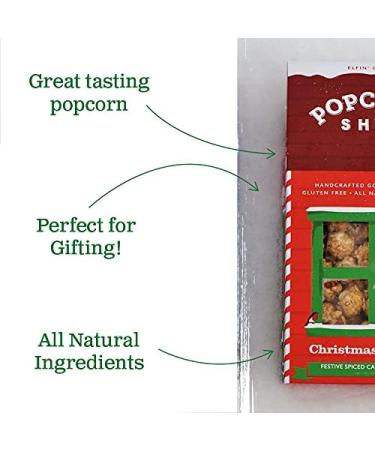 Santa's Festive Spiced Caramel Shed 80g Gift Box - Gluten Free Vegetarian Movie Night Snack - Christmas Pudding - Pack of 1 - Buy Online on GoSupps.com