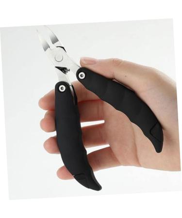 Healeved 1pc Folding Hawk Mouth Pliers Toenail Clipper for Thick Toenails Nail Clippers Ingrown Toenail Clipper Tool Pedicure Tool Handle Rubber and Plastic Multifunction Dead Skin Pliers - Buy Online on GoSupps.com