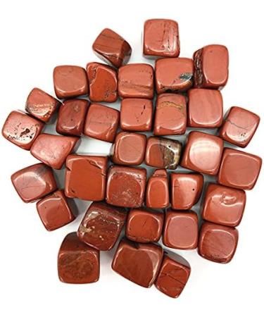 Stone Crafts Natural Red Jasper Crystal Tumbled Stone Gemstone Chip Stones and Crystals Natural Luster - Buy Online on GoSupps.com