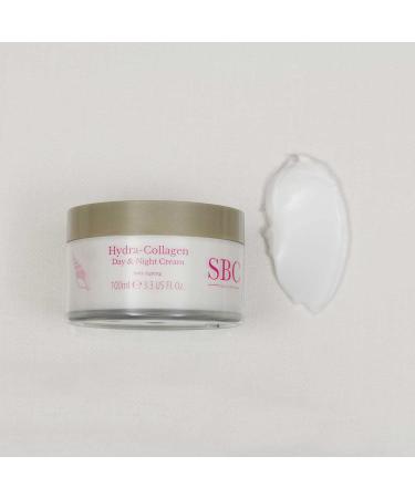 SBC Skincare's Hydra-Collagen Day & Night Cream - 100ml | Award-Winning Anti-Ageing Cream | Day And Night Moisturiser For Sensitive Skin | Mature Skin Face Moisturiser - Buy Online on GoSupps.com