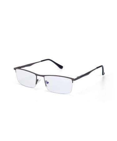 Lanlang blue light filter glasses for women and men with metal and round frame anti-Eyestrain blue light filter computer glasses 0 diopters LL-011-C1