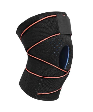 Adjustable Knee Support Brace Athletic Sports Protective Hinged Shock-absorbing Elastic Professional Knee Brace