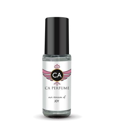 CA Perfume Impression of Joy For Women Replica Fragrance Body Oil Dupes Alcohol-Free Essential Aromatherapy Sample Travel Size Concentrated Long Lasting Attar Roll-On 0.14 Fl Oz/4ml-X1