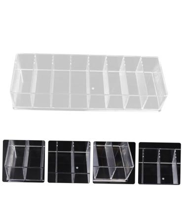 FRCOLOR Clear Storage Box & Stand for Hair Clipper Teasing Comb Beard Blade - Organizer Tray for Barber Accessories - 24.8x8.5cm - Buy Online on GoSupps.com