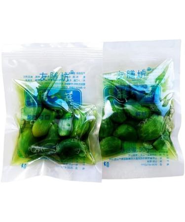 Shandong LABA Garlic Pickled Vegetable Fresh Sugar Garlic Shandong Specialty Pickled Pickles Sweet and Sour Garlic Emerald Green Garlic Garlic Pickle (50g/Bag 1pc) - Buy Online on GoSupps.com