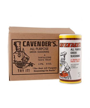Cavender's All Purpose Greek Seasoning - 8 oz (pack of 6)