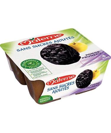  Materne Materne Apple Plum Fruit Dessert 4 x 100 g - Buy Online on GoSupps.com