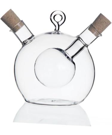 Zerodeko 2 Pcs Kitchen Oil Control Pot Honey Dispenser Container with Lid Oil Sealing Bottle Glass Caster Glass Storage Bottle with Cork Oil Dispenser Bottle Olive Oil Food Glass Bottle 11.5x10cmx2pcs Transparent Colorx2pcs - Buy Online on GoSupps.com