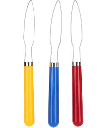 Wire Loop Button Hook Accessories - 6pcs Embroidery Elastic Band Tool for Faster Sewing & Needlework - Ideal Latch Hook Supplies - Buy Online on GoSupps.com