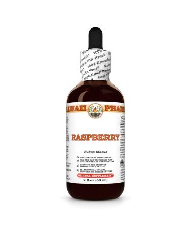Hawaii Pharm Raspberry Extract Tincture for Antioxidant Support Promotes Women's Wellness Eases Monthly Discomfort Supports Pregnancy & Balance - 2 fl.oz 2 Fl Oz (Pack of 1)