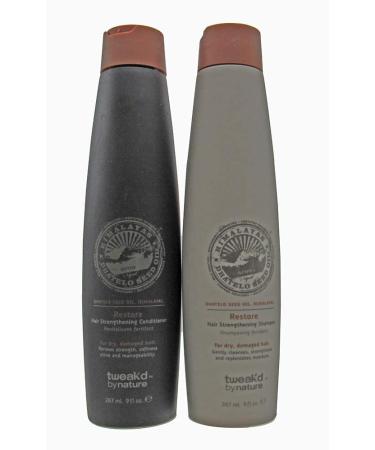 Tweak-d by Nature Restore Hair Strengthening Shampoo and Conditioner 9 fl. oz. each