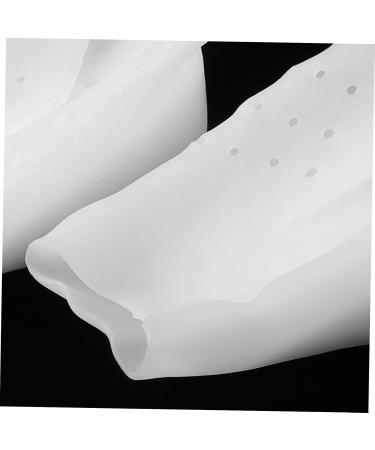 Beaupretty Heel Lift Inserts - Silicone Insoles for Comfort - Size 8 White | Practical Shoe Pads for Enhanced Lift - Buy Online on GoSupps.com