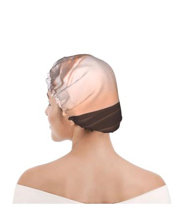 Desert Lonely Shadow Printed Shower Cap - Waterproof & Adjustable for All Hair Types - Women's Bath Cap - Buy Online on GoSupps.com