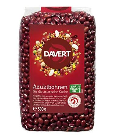 Davert - Azuki beans Fair Trade IBD - 500 g - Pack of 8