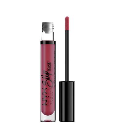 NYX PROFESSIONAL MAKEUP Slip Tease Full Color Lip Oil Liquid Lipstick - Fire Dancer (Wine Red) Fire Dancer 0.13 Fl Oz (Pack of 1)