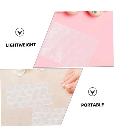  Ipetboom Ipetboom 100 Sheets of Gel Nail Glue for False Nails Nail Glue Sticker for False Nails Sticky Tabs for Nails Labels Stickers Labels - Buy Online on GoSupps.com