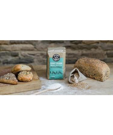 Matthews Flour Eight Grain Strong Multigrain (1.5Kg X 2) wholesome flour is ideal for baking delicious high fibre multigrain artisan breads and rolls by hand or bread machine. - Buy Online on GoSupps.com