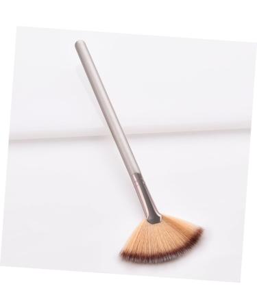 FRCOLOR Handle Makeup Brush Fan Blush Makeup Brush Lip Gloss Kits Makeup Highlighter Makeup Brush Ladies Suits Face Makeup Major Highlighter Brush Miss Wooden Size 1 As Shown - Buy Online on GoSupps.com
