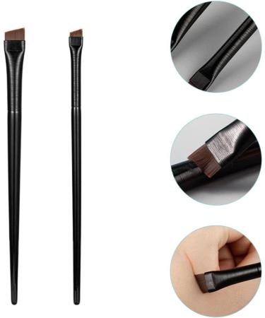 SOESFOUFU 3 Sets Makeup Brush Wood Eyebrow Black Eyebrow Brush Spoolie Women Eyeliner Brush - Buy Online on GoSupps.com