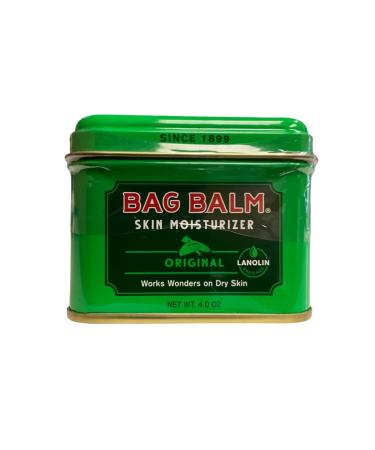 Bag Balm - Vermont's Original Moisturizer for Dry Skin Chapped Lips & Cracked Heels - 118ml (4oz) Tin | Perfect for People & Pets - Buy Online on GoSupps.com