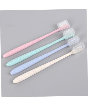 Partykindom 4 Boxes of 8 Travel Toothbrushes - Portable Dental Care Brushes for Camping & Travel - Buy Online on GoSupps.com